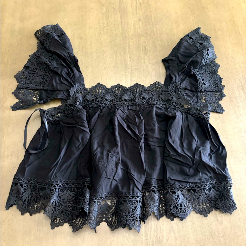 Bebe Flared Crop Top